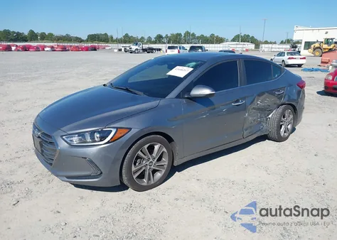 2017 Hyundai Elantra Limited z USA, uszkodzony, nr VIN KMHD84LF9HU148343